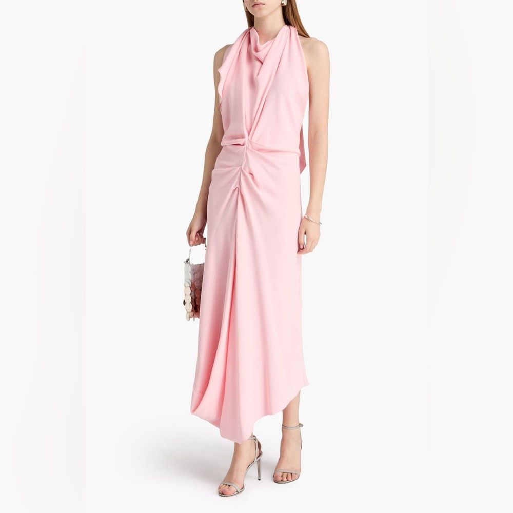 Victoria Beckham Soft Pink Maxi Dress